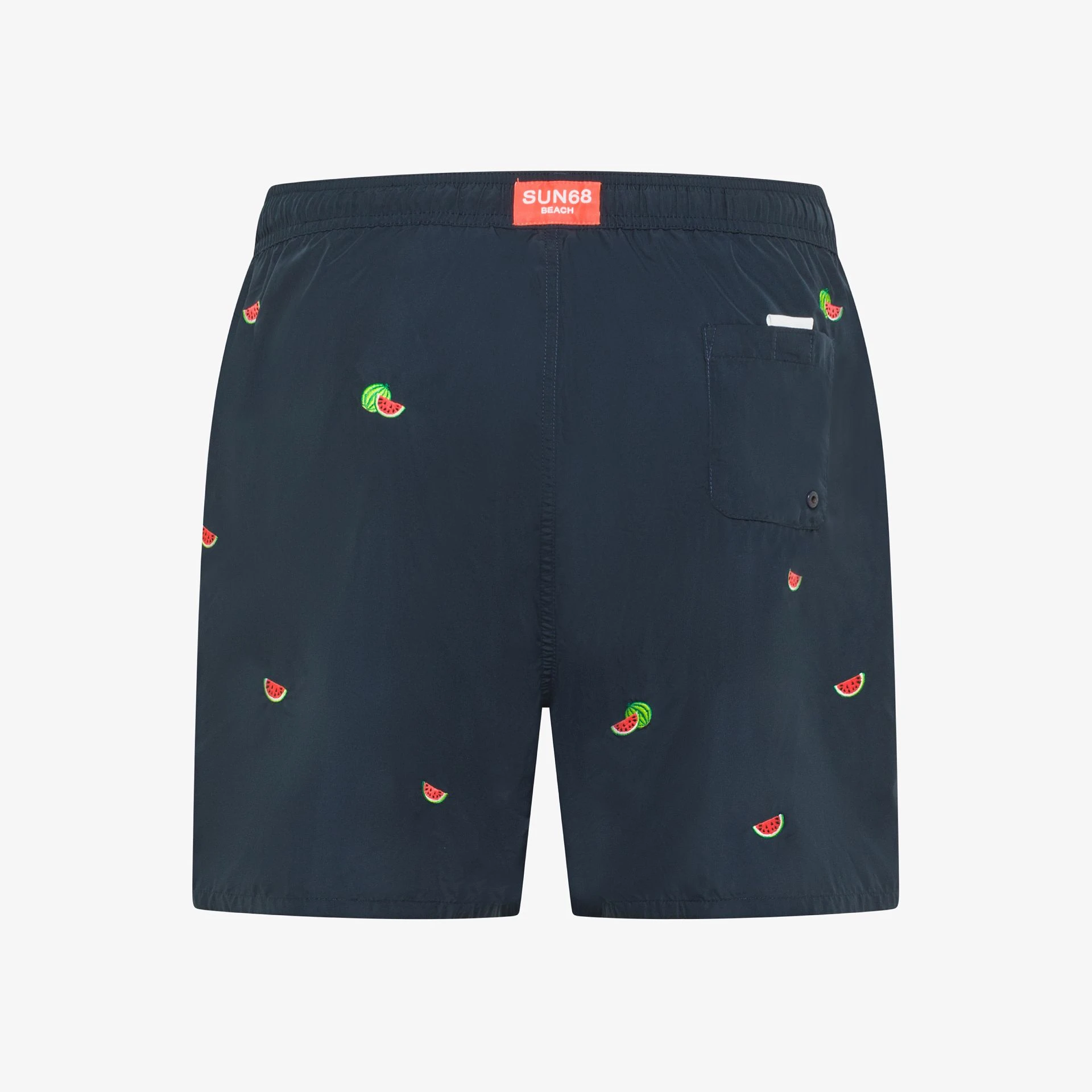 Shorts Mare Uomo con Stampa Blu Navy - immagine 2