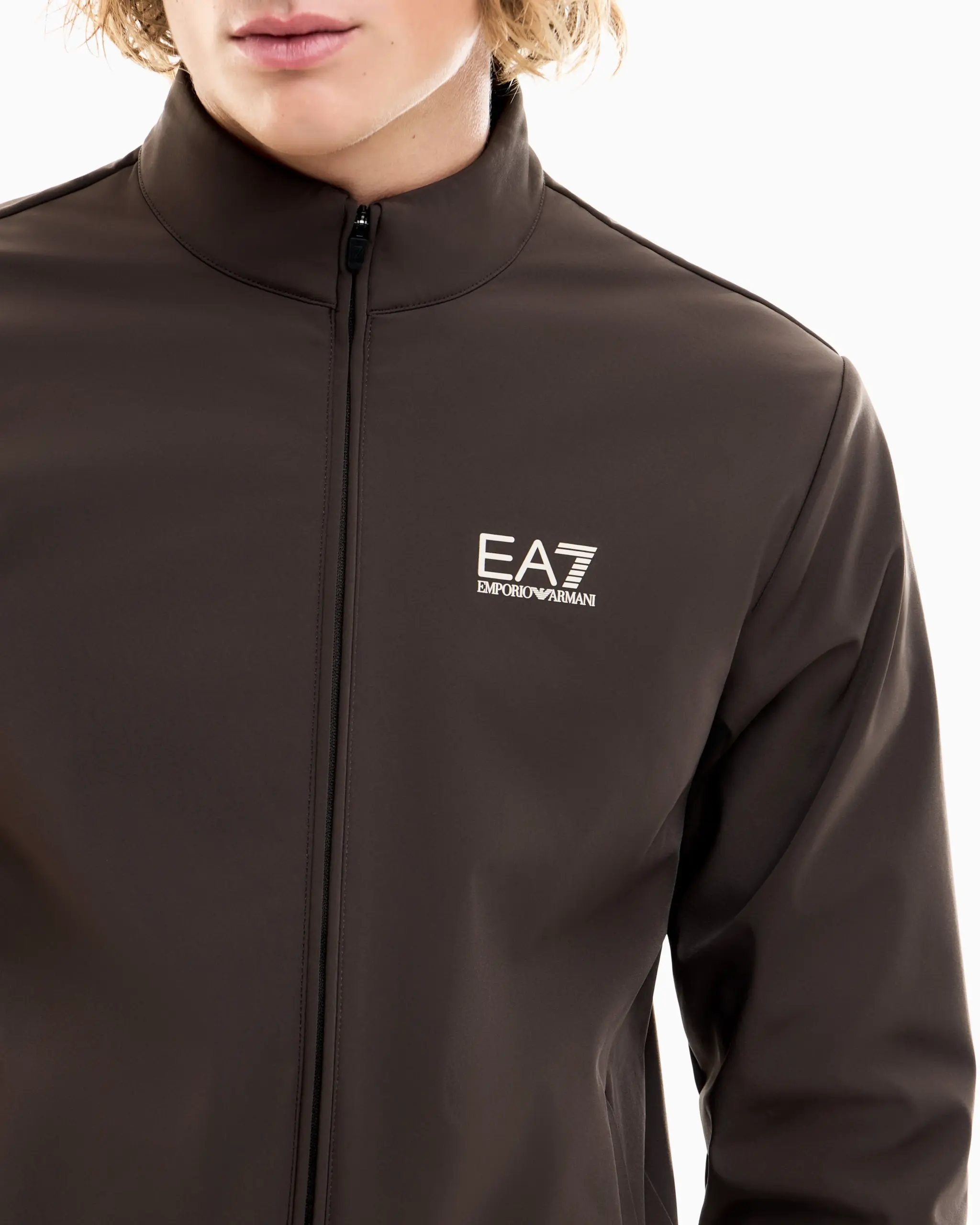 Felpa EA7 Golf Pro Uomo in Tessuto Tecnico - immagine 4