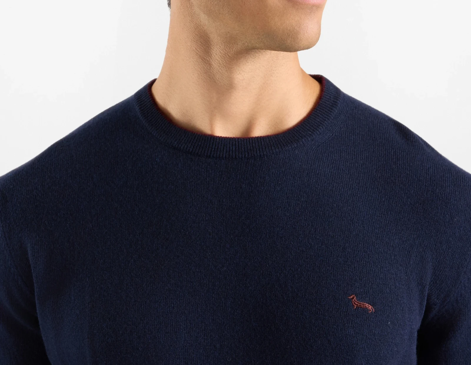 Maglia Uomo Blu Navy in Lana e Cashmere | Harmont & Blaine - immagine 3