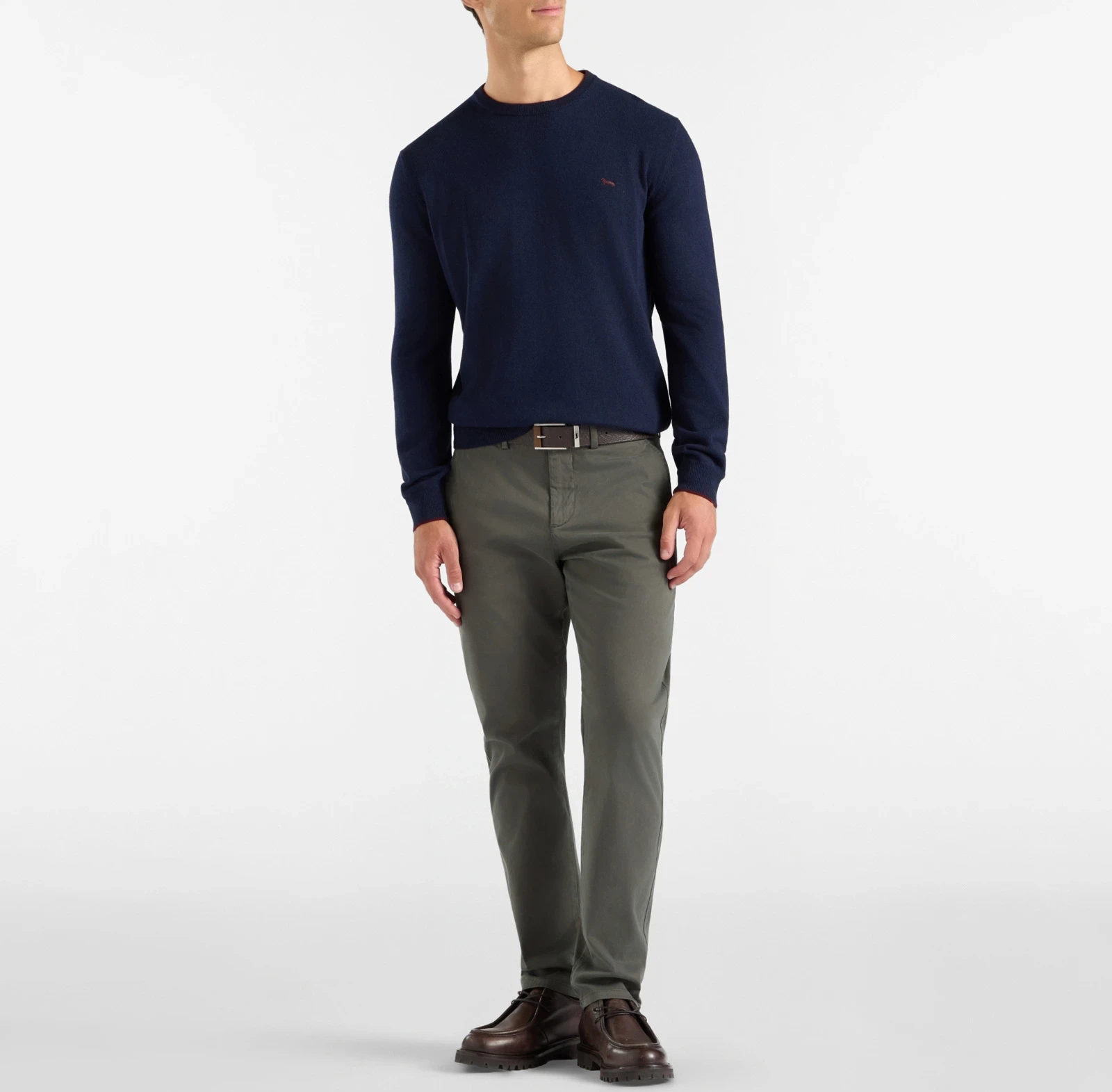 Maglia Uomo Blu Navy in Lana e Cashmere | Harmont & Blaine - immagine 4