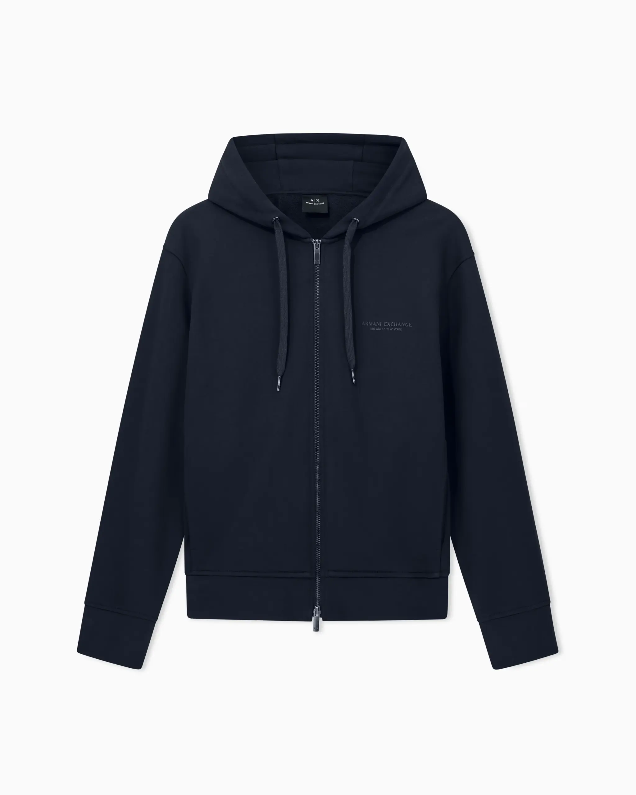 Felpa Armani Exchange Regular Fit in Cotone French Terry