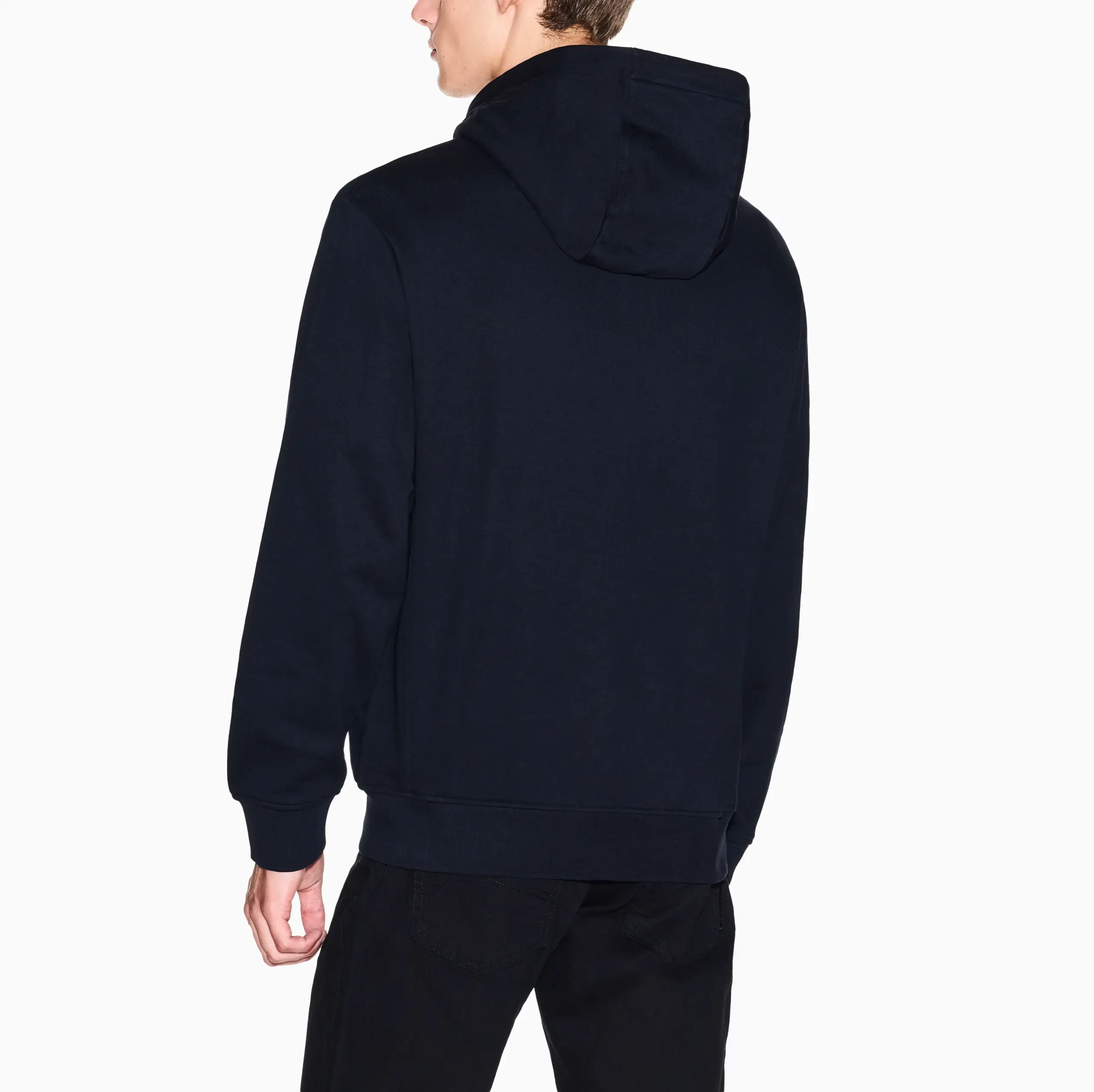 Felpa Armani Exchange Regular Fit in Cotone French Terry - immagine 5