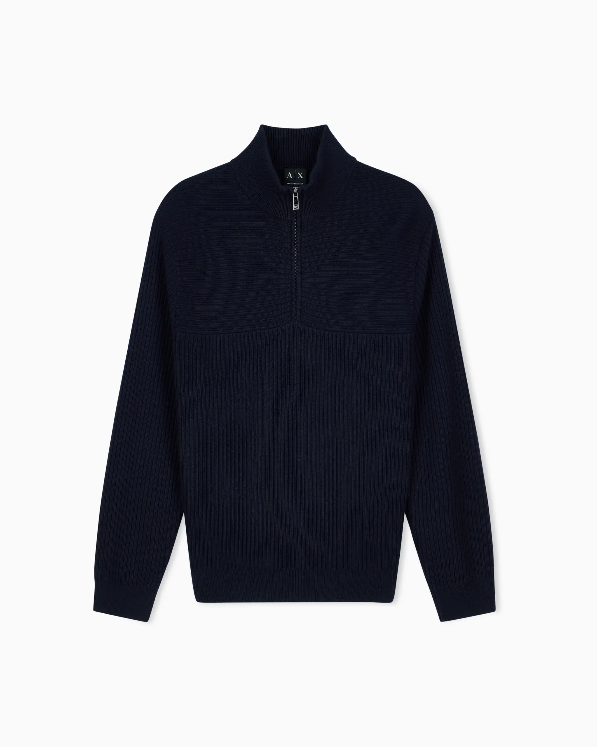 Pullover Uomo Armani Exchange Regular Fit in Lana e Cotone