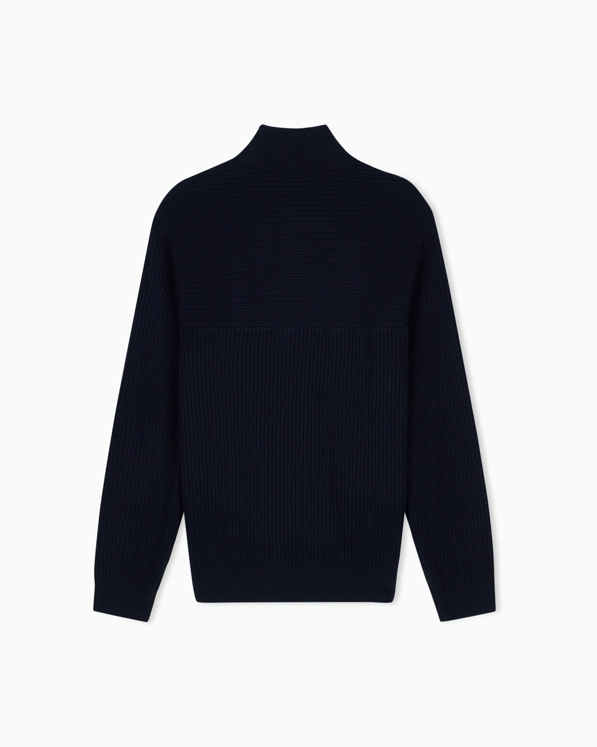 Pullover Uomo Armani Exchange Regular Fit in Lana e Cotone - immagine 5